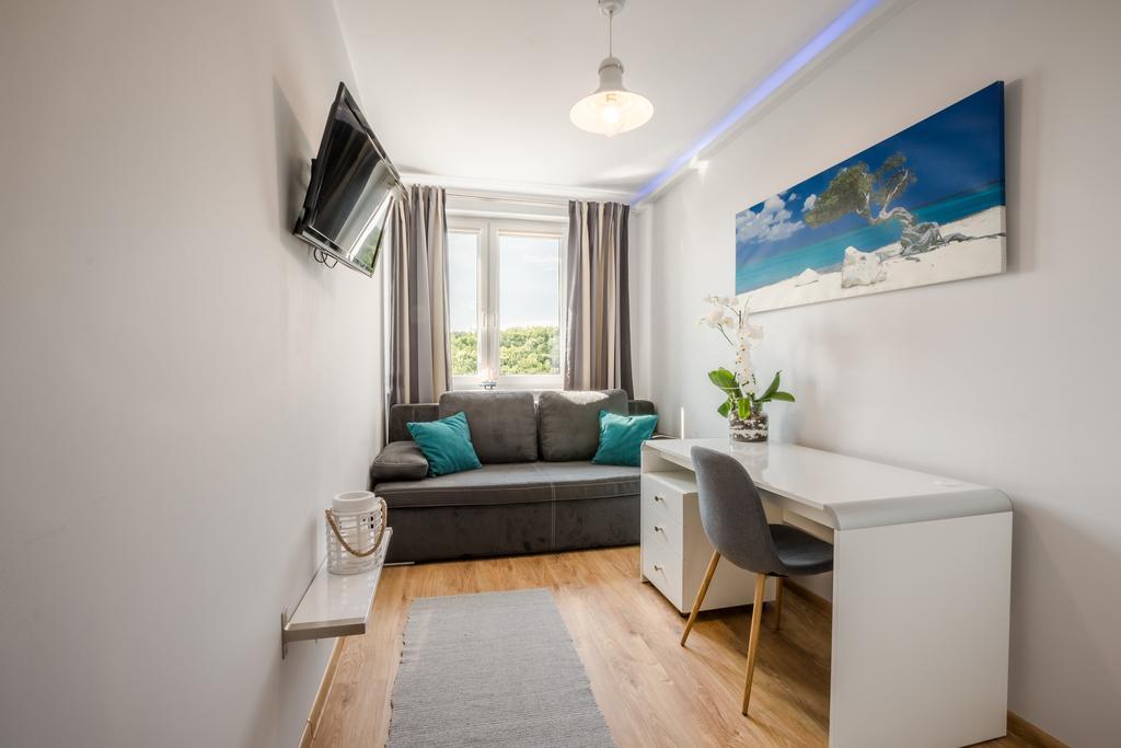 Apartament Nadmorski Widok Gdynia Ruang foto