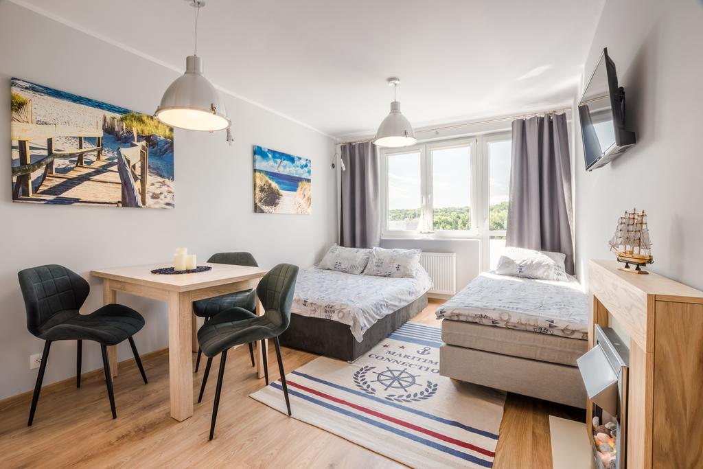 Apartament Nadmorski Widok Gdynia Ruang foto